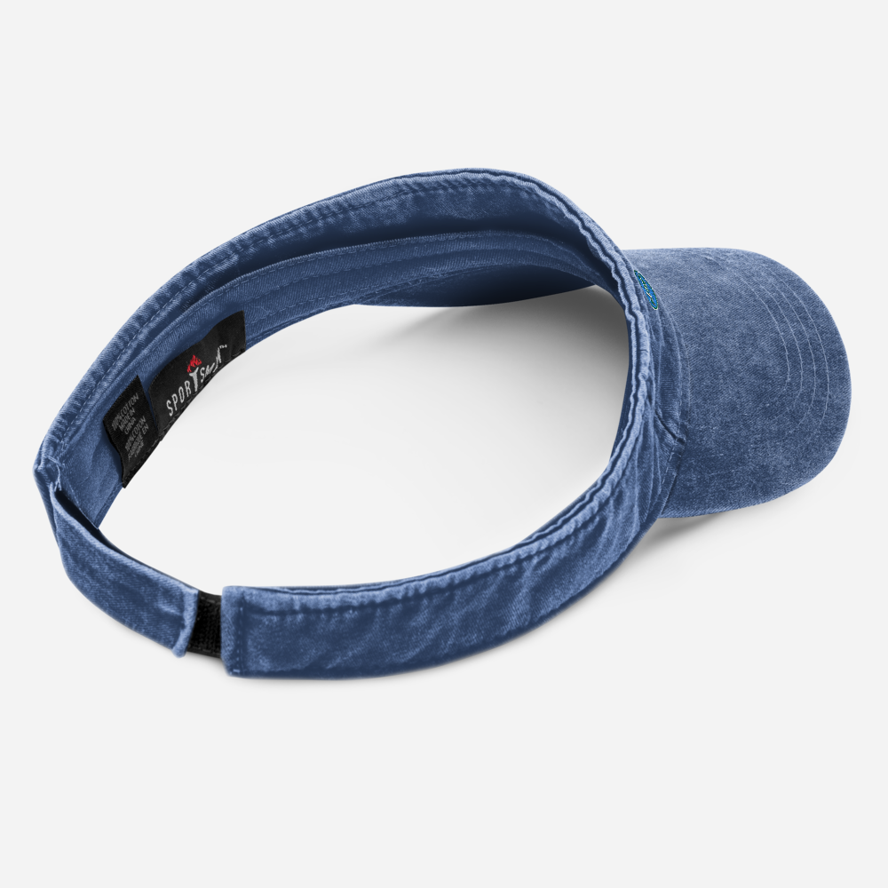 Denim visor