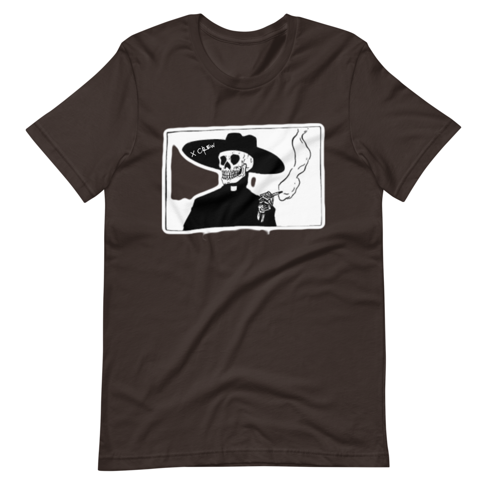 Smoking skeleton Unisex T-Shirt