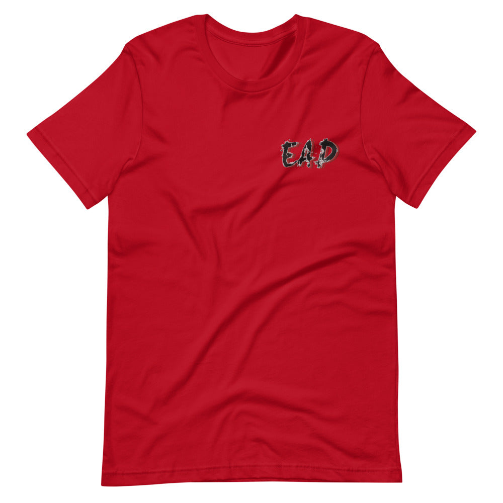 Red and Black "EAD" Unisex T-Shirt